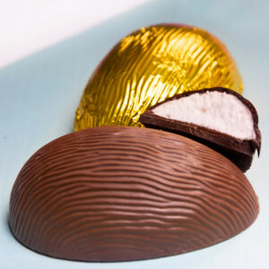 Vanilla Marshmallow MILK Chocolate Easter Half Egg